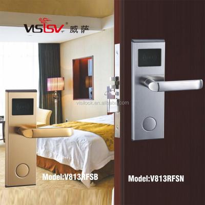 China hotel style apartments stand straight family seaside hotel VISISV combination lock, smart hotel lock for star hotel, rfid hotel door lock for sale