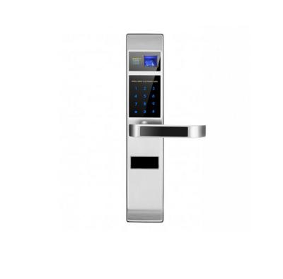 China New Style 2.00MM Thickness No304 Stainless Steel Security Door Residential Biometric Fingerprint Lock Smart Lock for sale