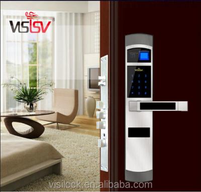 China hotel style apartments stand up straight seaside hotel family fingerprint lock office door keyless combination lock for sale