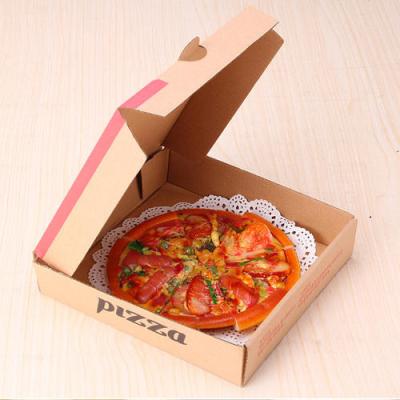 China Recyclable Pizza Box Standard Size Pizza Box Custom Logo Pizza Box for sale