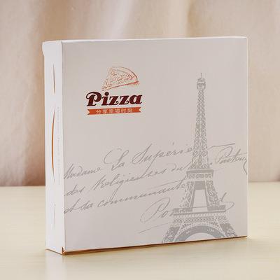 China Recyclable 12 10 8 6 Inch Biodegradable Pizza Box With Various Size for sale