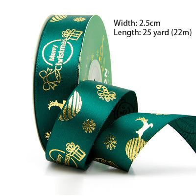 China High Tenacity Printed Ribbon With Logo Ribbon Christmas Custom Printed Ribbon for sale