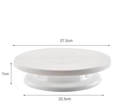 China Recyclable Cheap Plastic Cake Turntable Cake Baking Tools for sale