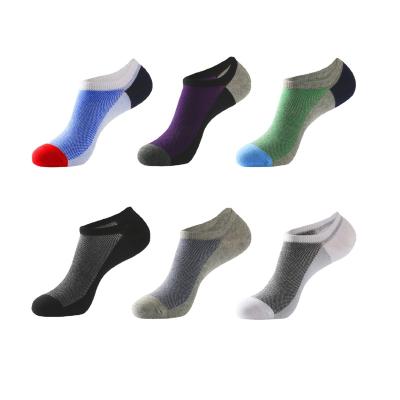 China Breathable custom logo mens short lugs cotton plain white gray mens summer black anti slip sport classic navy ankle socks for sale