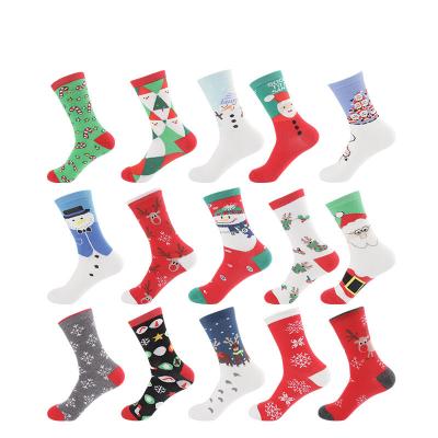 China New Design New Year Christmas Socks Santa Christmas Deer Wholesale QUICK DRY Socks For Women for sale