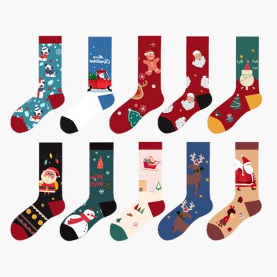 China High Quality Unisex QUICK DRY Custom Thermal Socks Christmas Funny Christmas Socks Logo Socks for sale