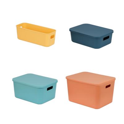 China Stackable Barrel Stocked Toy Snack Plastic Storage Container Home Articulos De Hogar Colorful Big Tall For Storage for sale