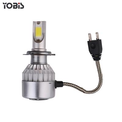 China Super Bright Led Automobile Lamp 2pcs New C6 h7 Auto Car Led Headlight Bulbs for sale