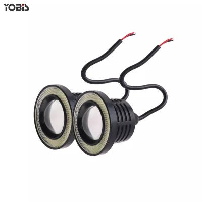 China Hot Selling Automotive Industry 2.5 Inch LED Bulb Angle Eye Fog Waterproof LED Lamp Driving Lights For General Model for sale