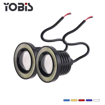 China Automotive Industry Yobis 3.5 Inch Waterproof Auto Car Fog Light Lamp With COB DRL 12v LED Car Light for sale