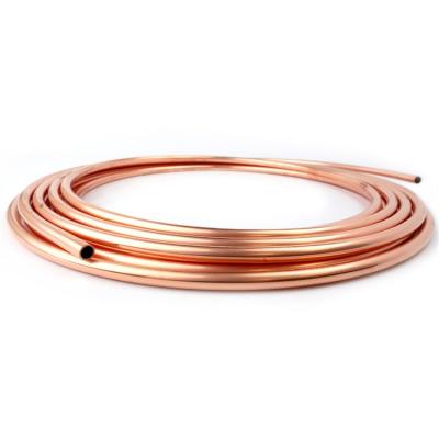 China Air condition or refrigerator 99.99% pure copper tube length 3m 4.8m 5.8m 6m C12000 c2400 copper pipe roll price for sale