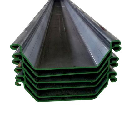 China SY295/SY390/Q345B Steel Sea Wall Panels Price Vinyl Sheet Pile 400X100X10.5mm Piling Type - Hot Rolled Type 2 U Pile Steel Sheet for sale