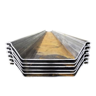 China SY295/SY390/Q345B 400*170*15.5mm Hot Selling Hot Rolled Sheet Pile Type - 2 Pile SY295 SY390 Steel Sheet for sale