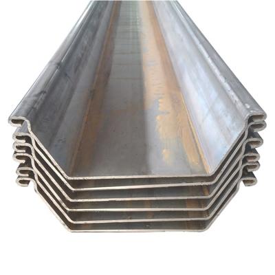 China Hot Selling SY295/SY390/Q345B Sheet Pile Hot Rolled Type - 2 Pile 500*225*27.6 mm SY295 SY390 Steel Sheet for sale