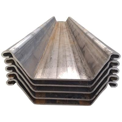 China SY295/SY390/Q345B China Supplier 750*220*10.5mm U-Shape Steel Sheet Pile of Sheet Pile Type - 2 for Building Construction China Supplier for sale