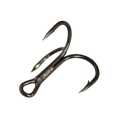 China Strong Fishing Tackle NT263 Outdoor Carbon Steel Fishing Hooks 4X Treble Hook Saltwater Fish Hooks for sale