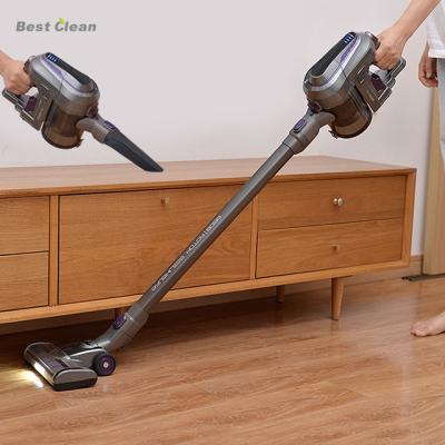 China Cordless Car Stick BLDC Handheld Vacuum Cleaner With Motorized Clean Brush Best Ready To Ship for sale