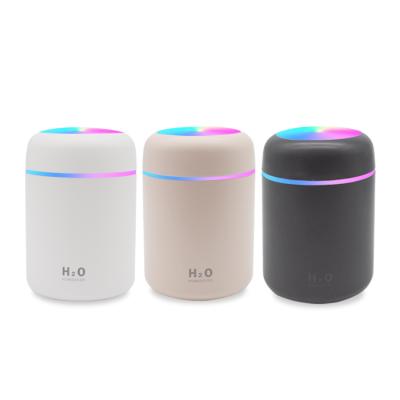 China Wholesale Car LED Light Atomizer Space Portable Mini USB H2O Ultrasonic Humidifier Personal Aroma Diffuser for sale