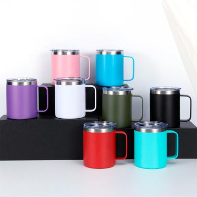 China Sublimation Sublimation Mug With Handle Insulated Coffee Beer Mug Sublimation Stainless Steel Thermal Mugs for sale