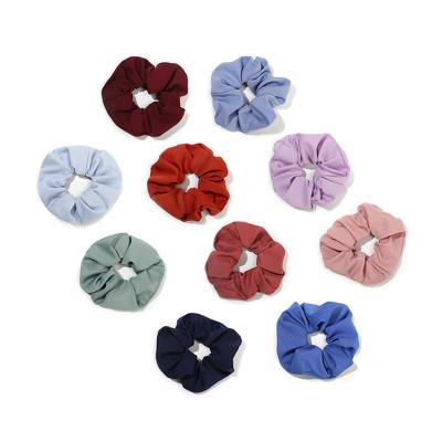 China Sheer hair scrunchies summer chiffon scrunchies fashion hair scrunchies hair accessories headwear single rope hair tie for sale