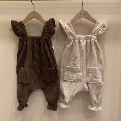 China Infant Sleeveless Winter Autumn Baby Clothes Baby Boys Overalls Overalls Overalls Plus Size Rompers 0-24M for sale