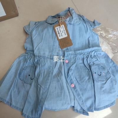 China Kid girl breathable spring and summer season fashion denim for sale