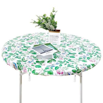 China Picnic Outdoor Waterproof PVC Tablecloth Waterproof Table Cover for sale