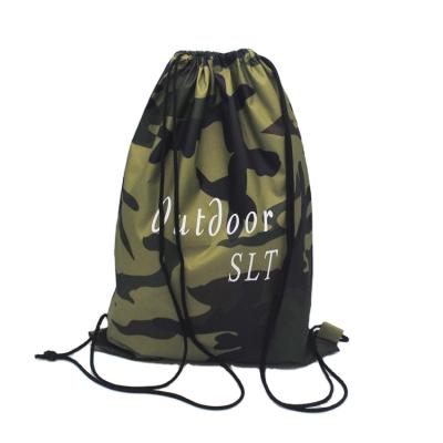 China Promotional Shoe Bag PE School Shopping Bag Drawstring Backpack Bag for sale