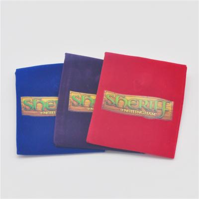 China Newest Design Logo Printed Gift Velvet Pouch Recyclable Luxury Custom Velvet Bag Packaging Bags for sale