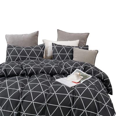 China Hot Sale Cotton Polyester Nondisposable Brushed Bedding Duvet Cover Set Cozy Gusset for sale