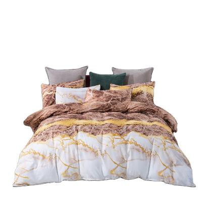 China Factory Direct Wholesale Nondisposable Supply Polyester Luxury Duvet Cover Set Home Bedding Hotel All Season Adult for sale