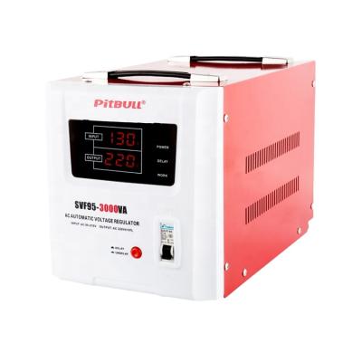 China SVC AVR 220v Wall Mount Home Voltage Stabilizer 3000va Automatic Automatic AC Voltage Regulators Stabilizers For Air Conditioner for sale