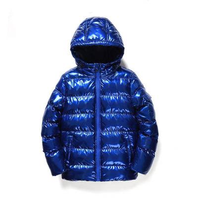 China wholesale 100% cotton girls down coats 2022 winter kids clothing mid length boys and girls down jackets for sale