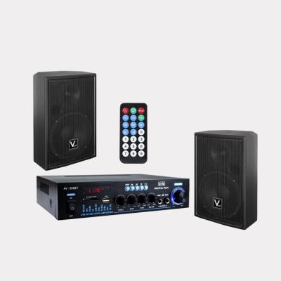 China Small and medium wireless system training and teaching equipment dance gym speakerpower amplifier home theater system AV-568- MS0610 for sale