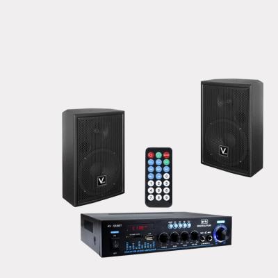 China Professional Wireless System Family KTV Set K Song Set Commercial Private Room Karaoke Speaker Home Theater System AV-568- MS0610 for sale