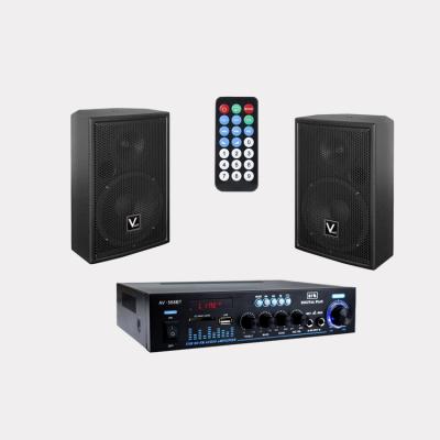 China Home ktv audio set, home karaoke singing equipment, professional stage audio amplifier AV-568- MS0610 AV-568- MS0610 combination for sale