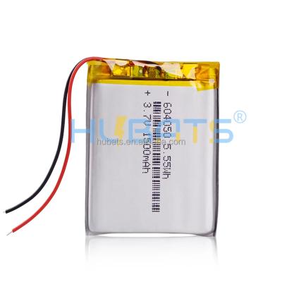 China Toys Hubats 604050 1500mAh 3.7V Lipo Lithium Polymer Battery For Toy MP3 MP4 GPS Speaker Mobile Phone for sale