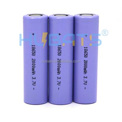 China Power tools 2000mah 3.7v 18650 high rate 10C discharge lithium ion rechargeable battery Li-ion battery for power tools for sale