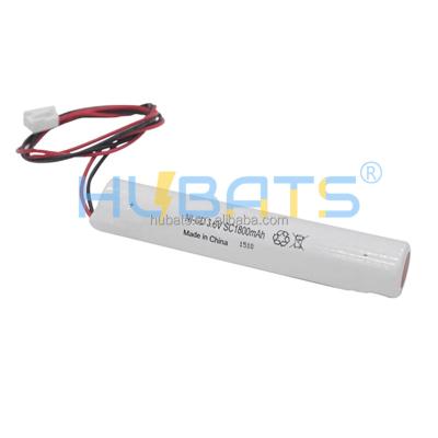 China Emergency Light 1800mAh 3.6v Ni-CD Rechargeable Battery Stick For Emergency Light for sale