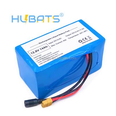 China Electric Bicycles/Scooters Battery Pack 32700 12.8V 14Ah 4S2P Lifepo4 with 40A BMS Balanced for Electric Boat Uninterrupted Power Supply for sale