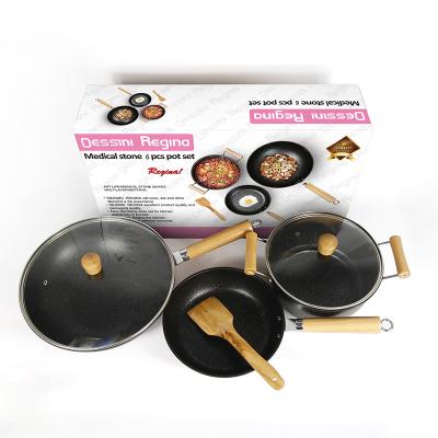 China Sustainable Kitchen 13pcs Cast Iron Cookware Nonstick Bakeware Cooking Pan Food Heater Pan Set for sale