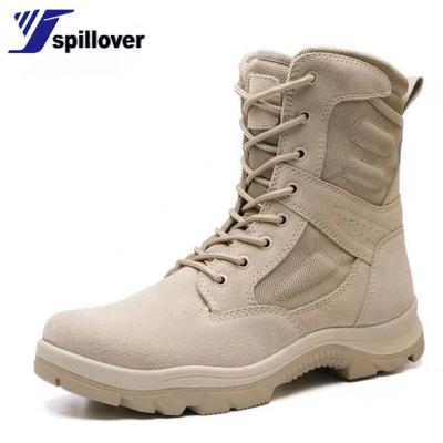 China High Quality Wear Resistant Desert Boots Combat Boots Men Safety Tactical Boots for sale