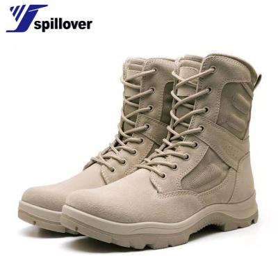 China High Quality Breathable Men Ankle Desert Boots Combat Boots Safety Wear Resistant Tactical Boots for sale