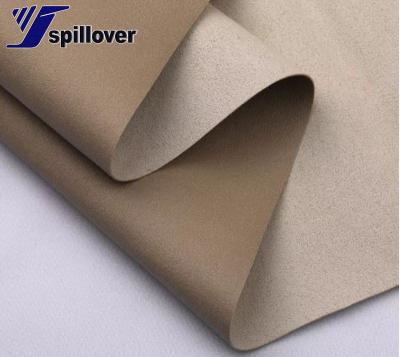 China Abrasion-Resistant Microfiber PU Leather Fabric Moisture-absorbing and Breathable Insole Recycle Leather for sale