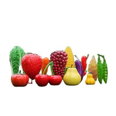 China Europe Customized Large-scale Decorative Modern Plant Sculpture Decorative Fruit Ornaments for sale