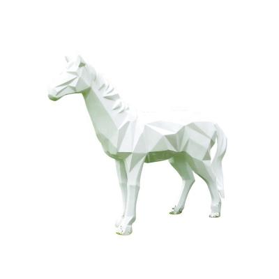 China Europe Customized High Quality Decorative Geometric Horse Sculpture Ornaments For Sale for sale