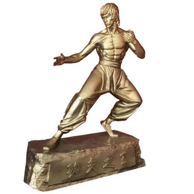 China China Indoor And Outdoor Decoration, Character Sculpture Decoration, Customized Bruce Lee Statue for sale