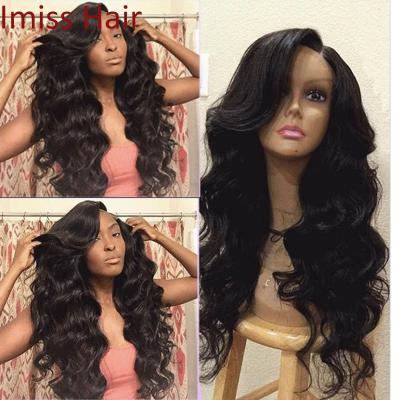 China Loose Wave 24 Inch Russian Virgin Hair Russian Lace Front Wig With Adjustable Bands Side Part Lace Front Wig for sale