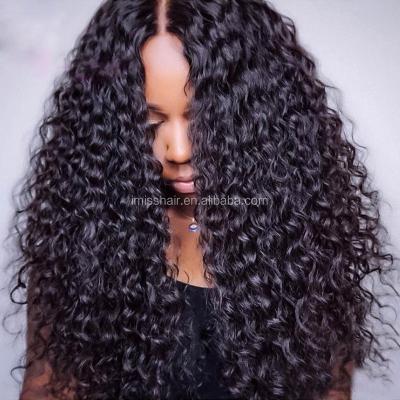 China Curly Indian Remy Curly Color 200% Density Full Lace Human Hair Curl 28Inch Full Lace Wig for sale