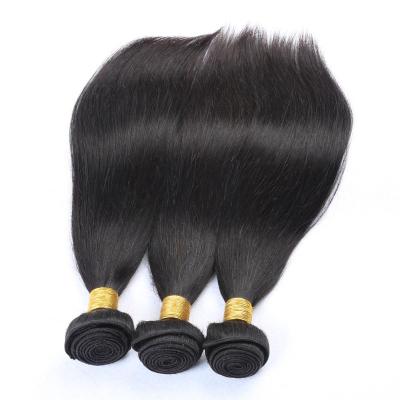 China Top Quality Hair 16 18 Grade 10a Strong Double Weft Machine 20 Inch Unprocessed Straight Human Hair Brazilian Weave Hair for sale